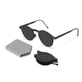 Balto Folding Sunglass 1003 Matte Black / Dark Grey