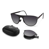 Magnum Folding Sunglass Z004 Matte Black / Grey Gradient