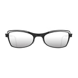 Penelope Folding Sunglass 5004 Matte Black / Silver Mirror