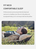Q002露營自動充氣床墊連枕頭