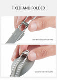 C001 鈦合金折疊餐具(勺) Titanium Alloy Outdoor Travel Folding Tableware - Spoon