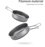 露營鈦合金煮食平底鍋 TJP01  Outdoor Ti Frying Pan-9H