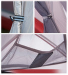 CloudUp2 20D 1-2人尼龍鋁桿輕型帳篷(附墊) - 灰色 Nylon Silicon Aluminum Pole Ultra Light Tent with Mat (Light Grey/Red)