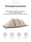 (接受預訂) Cloud vessel tunnel tent 四至五人帳篷