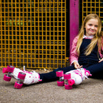 SFR - 親子活動‧運動‧戶外‧可調節尺寸‧賓士‧英國品牌‧ Nebula系列滾軸溜冰鞋 - 粉紅