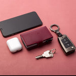 RFID Slide Mini Wallet ‧防刮牛皮 RFID小銀包型卡片盒