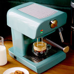 拉花‧奶泡‧自製‧在家‧享受生活‧PE3320復古意式半自動咖啡機
