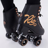 戶外運動‧Rose系列滾軸溜冰鞋 - 黑 (附防塵袋)